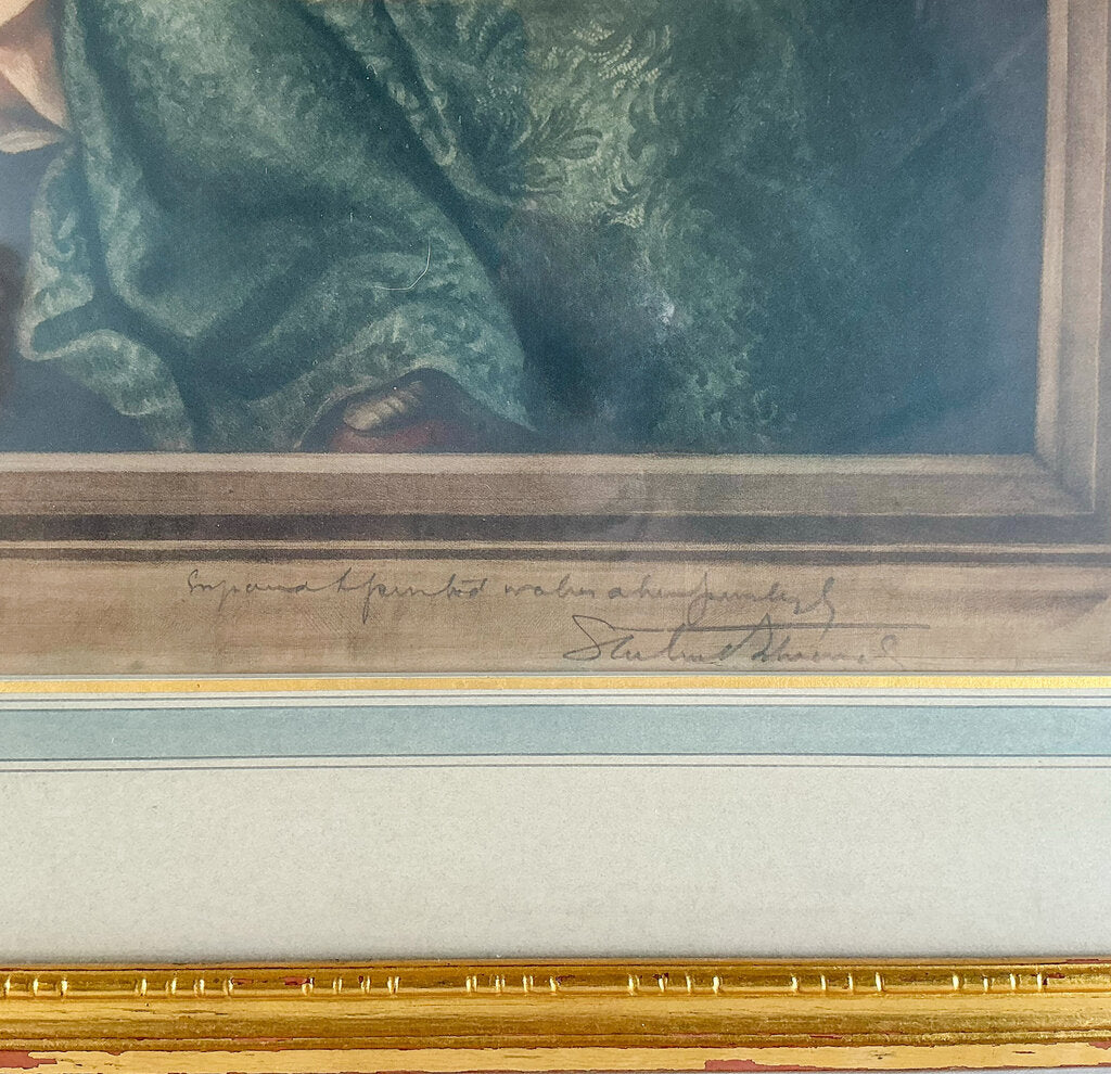 S. Arlent Edwards, "Louis De Bourbon", Color Mezzotint