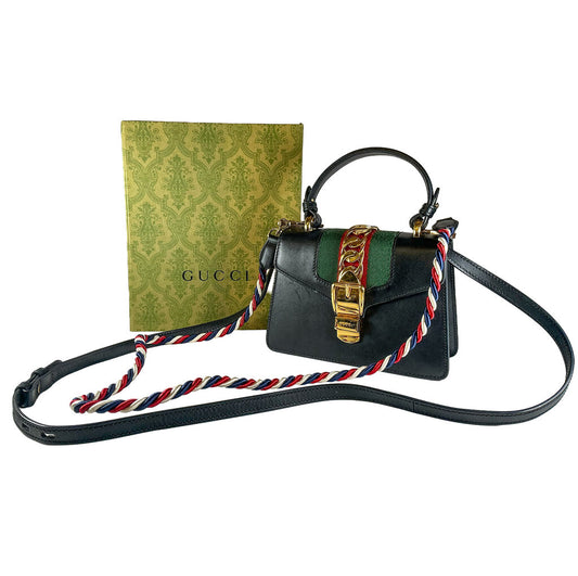 Gucci Sylvie Mini Chain Shoulder Bag