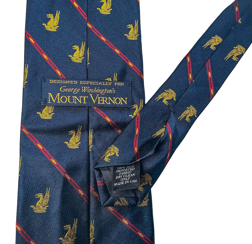 Mount Vernon Flying Griffin Silk Tie