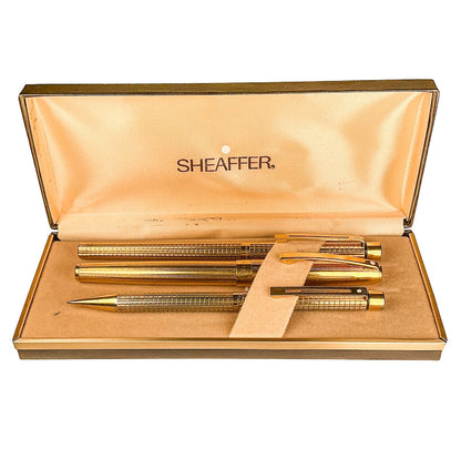 Sheaffer Targa 1007 Gold Plate 3PC Set