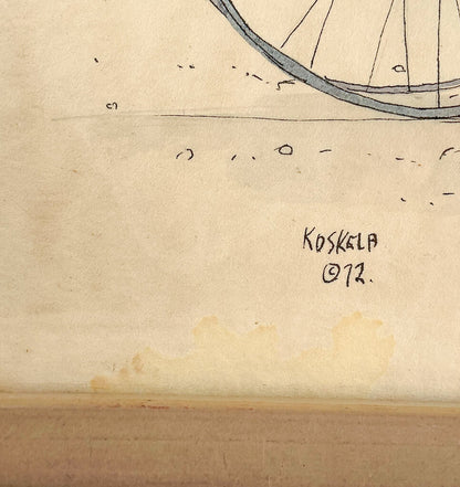 Kenneth Koskela, The Ten Cent Cone, Watercolor