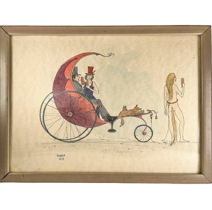 Kenneth Koskela, The Ten Cent Cone, Watercolor