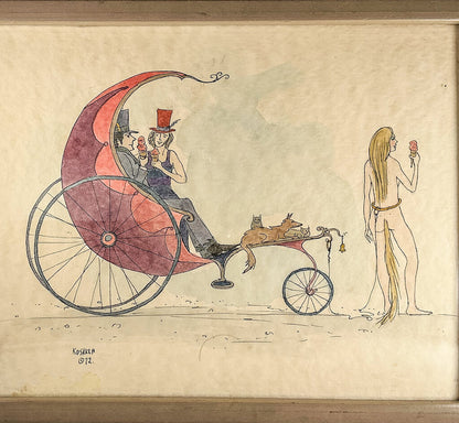 Kenneth Koskela, The Ten Cent Cone, Watercolor