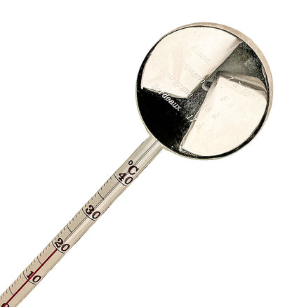 Ercuis Paris "Grand Crus" Silver Plate Wine Thermometer