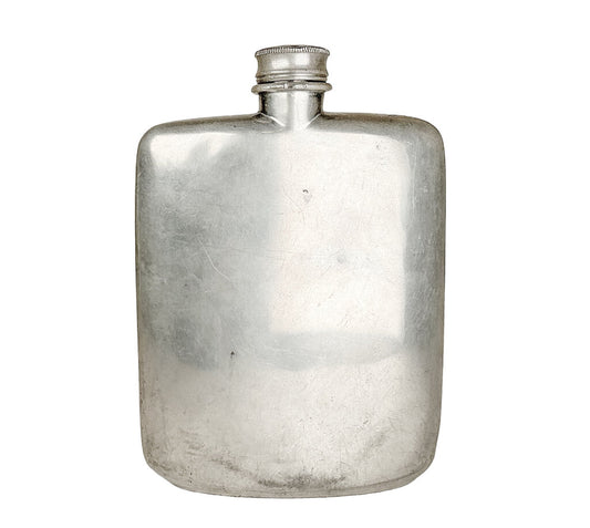 Antq Abercrombie & Fitch NY Pewter Hip Flask