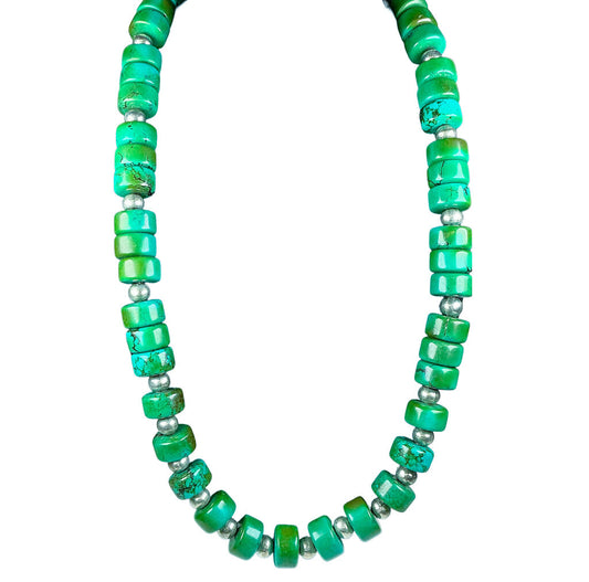 Navajo Turquoise & Sterling Necklace - Opportunity Shop DC