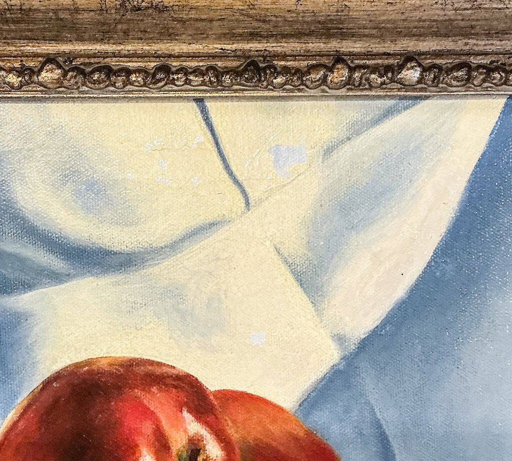 Massimiliano Beltrame, Apples, Oil on Canvas
