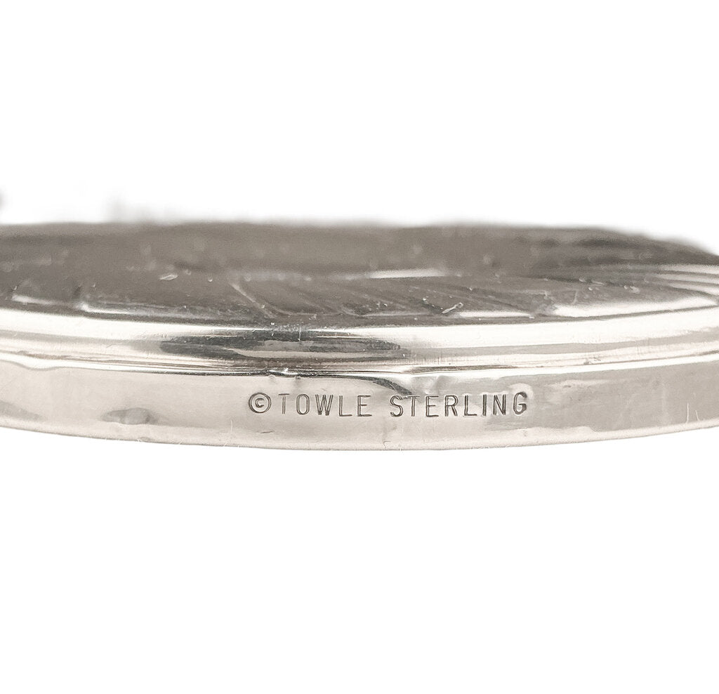 Vntg Towle Sterling "Beauty Marks" Pocket Mirror - Opportunity Shop DC