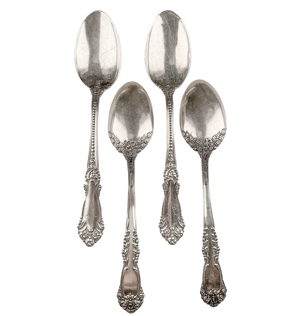 S/4 Antique Reed & Barton Tea Spoons