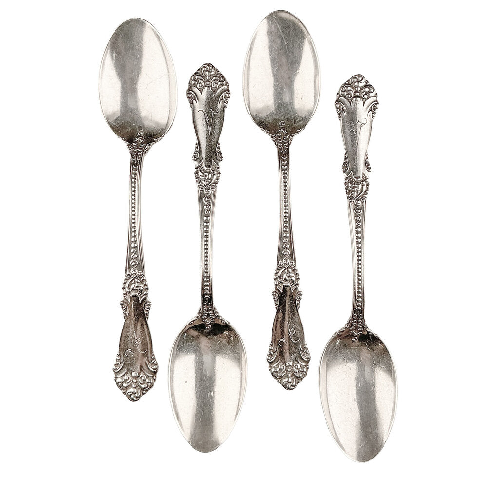 S/4 Antique Reed & Barton Tea Spoons