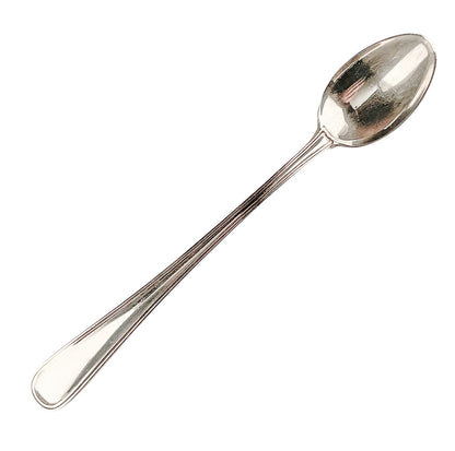 Sterling Condiment Spoon w Elegant Handle