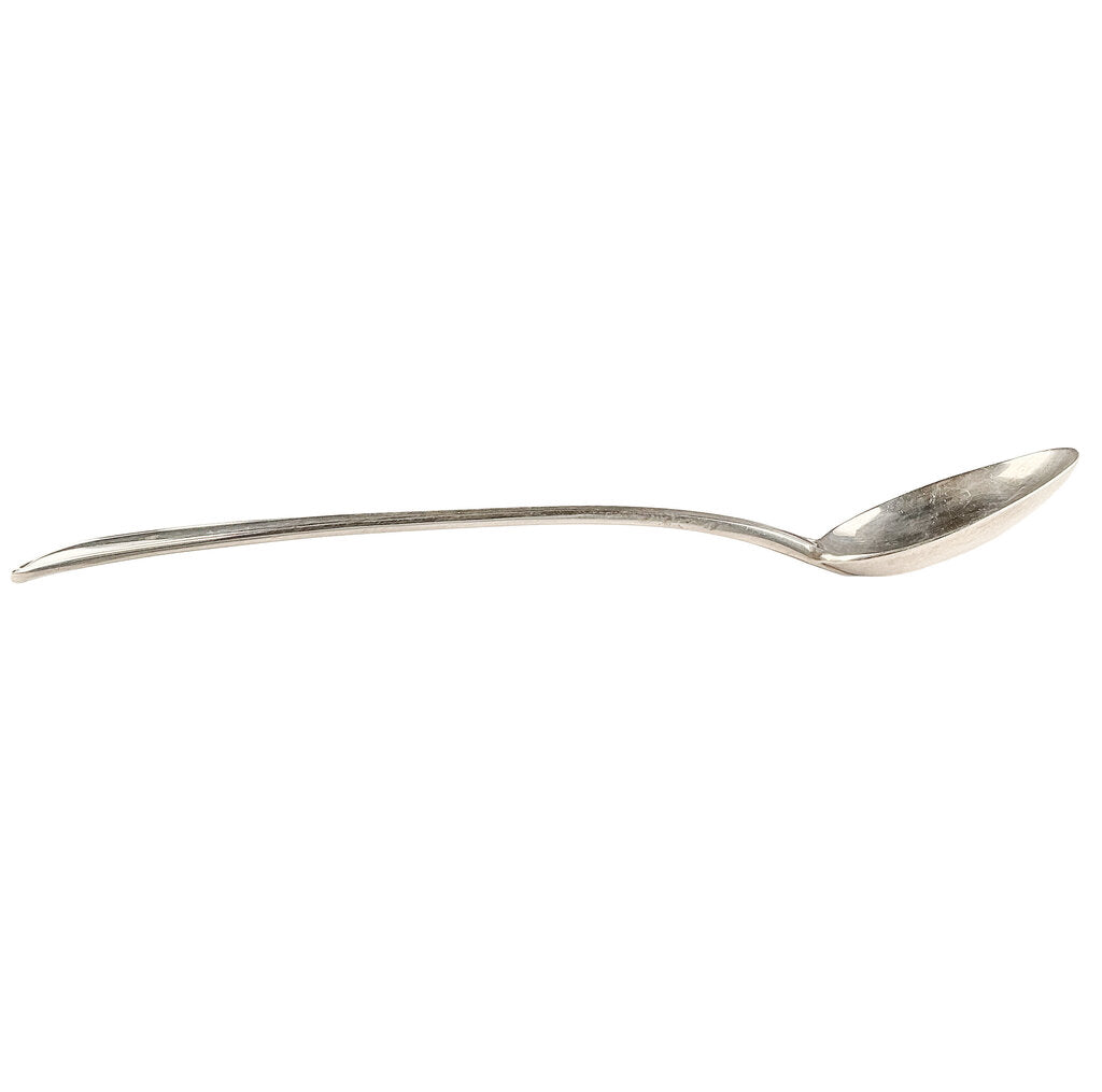 Sterling Condiment Spoon w Elegant Handle