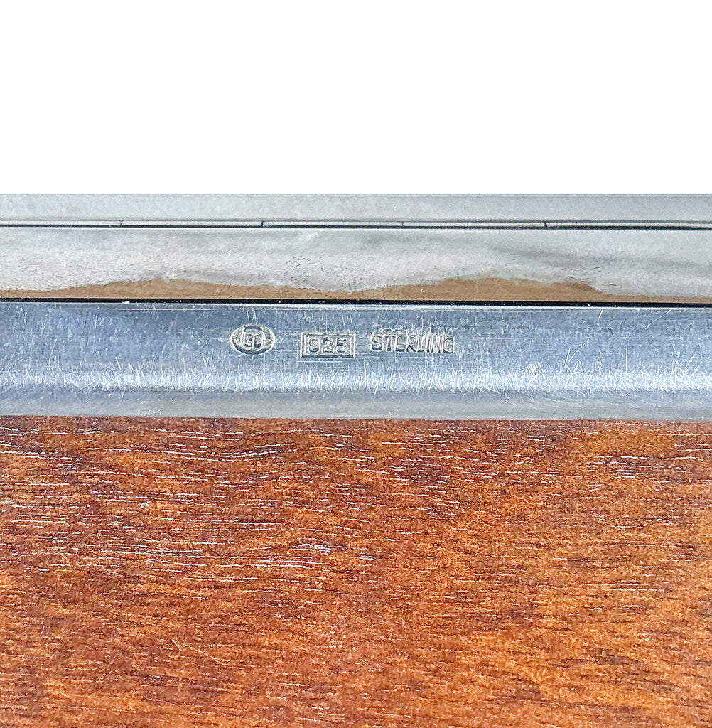 Sterling Card Box. German. Early 20th c.