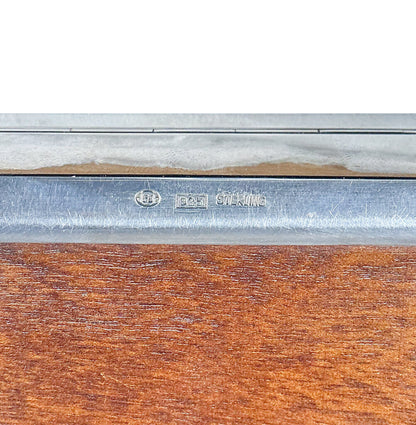 Sterling Card Box. German. Early 20th c.