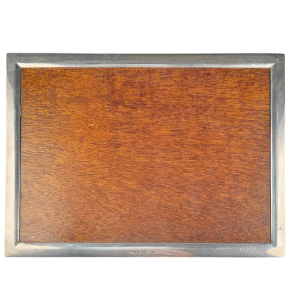 Sterling Card Box. German. Early 20th c.