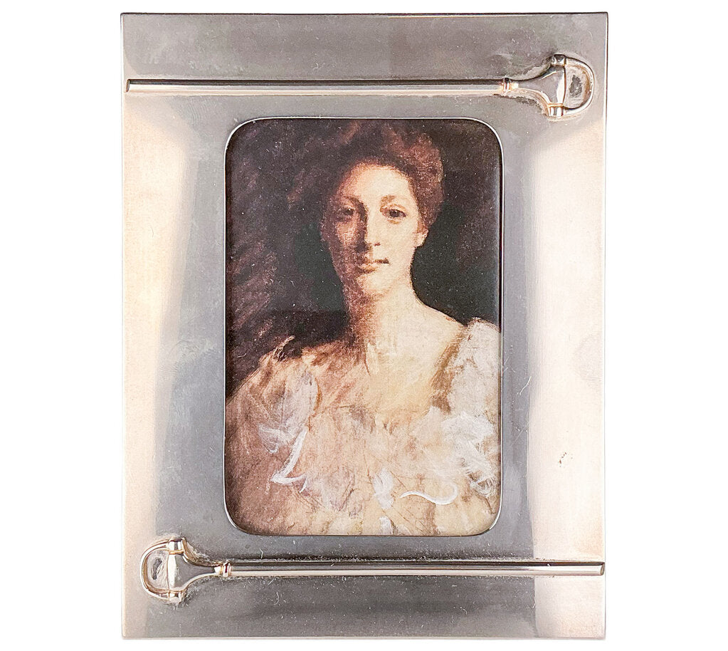 1970's Gucci Silverplated Equestrian Picture Frame - Opportunity Shop DC