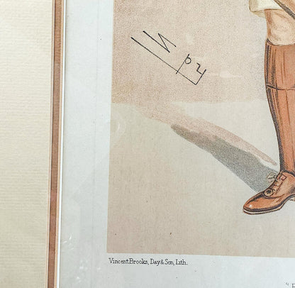 Sir Leslie Ward, "Benjie" Vanity Fair Lithograph pub 1894 - Opportunity Shop DC