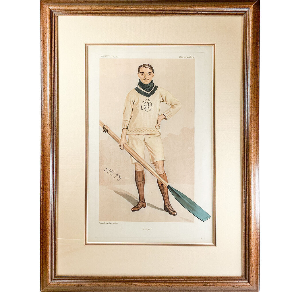 Sir Leslie Ward, "Benjie" Vanity Fair Lithograph pub 1894 - Opportunity Shop DC