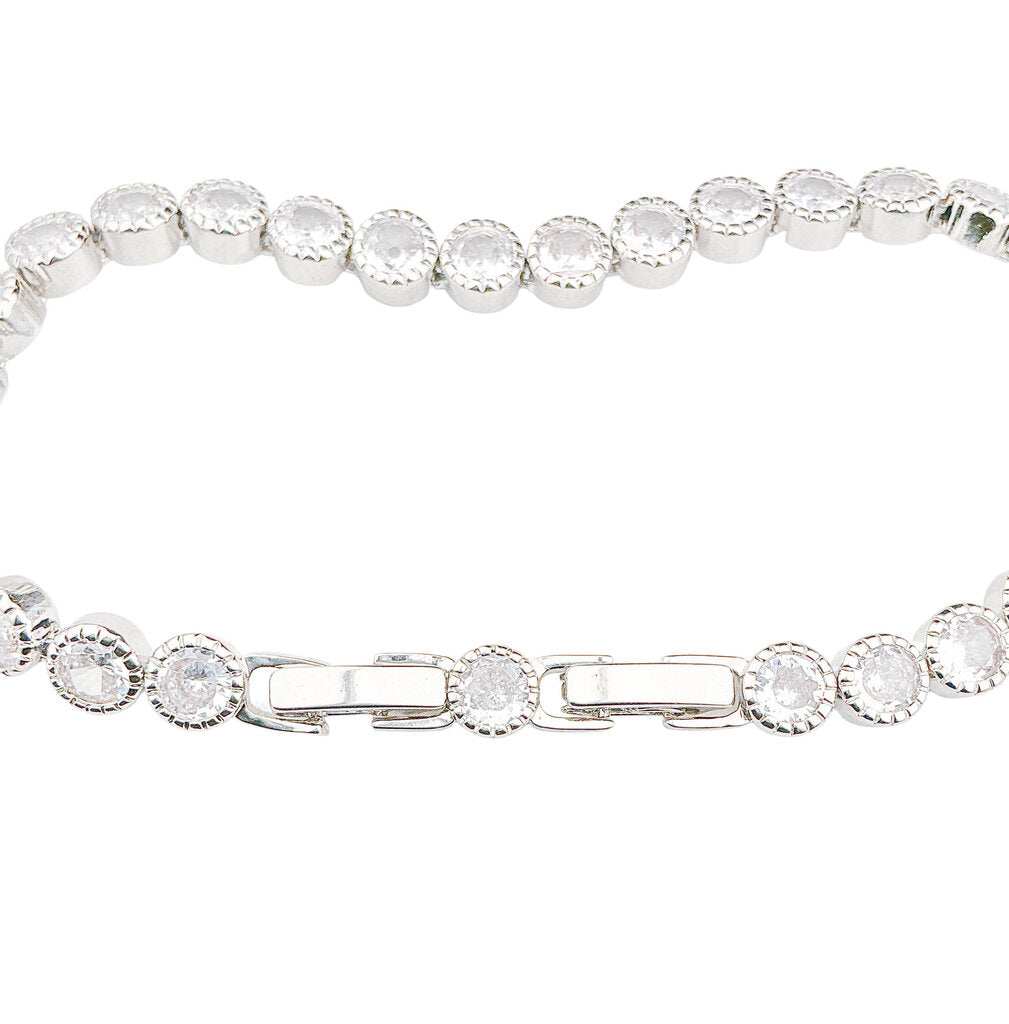 CZ Tennis Bracelet w/ Extender - Opportunity Shop DC