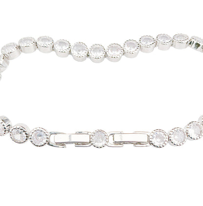 CZ Tennis Bracelet w/ Extender - Opportunity Shop DC