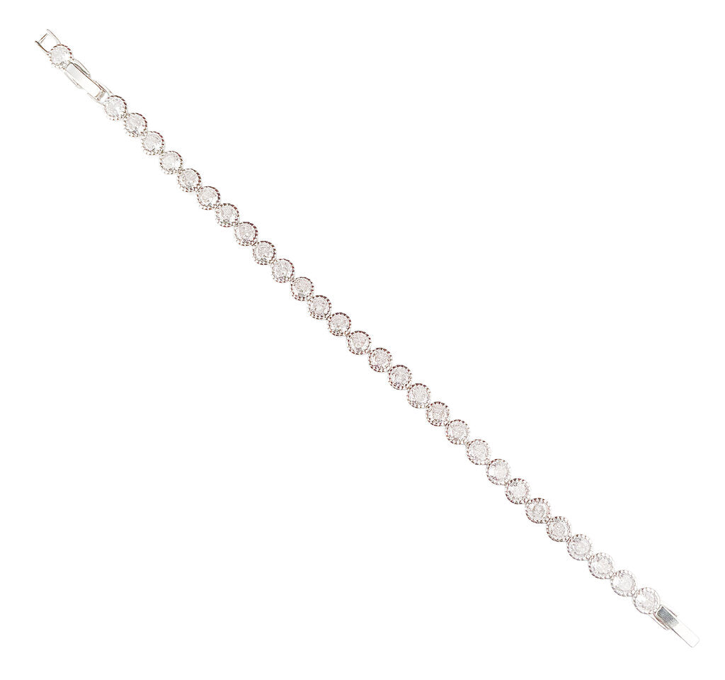 CZ Tennis Bracelet w/ Extender - Opportunity Shop DC