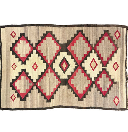 Navajo Crystal Rug, New Mexico c. 1940 - Opportunity Shop DC