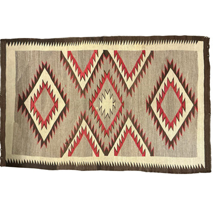Antique Ganado Navajo Rug, Hubbel Trading Post, c 1940 - Opportunity Shop DC
