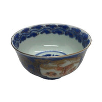 Japanese Blue, White and Red Bowl