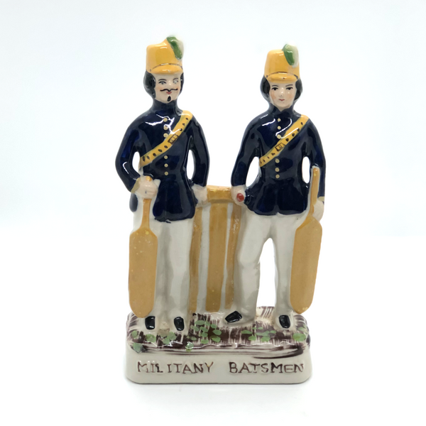 Staffordshire Military Batsman Figurines - Opportunity Shop DC
