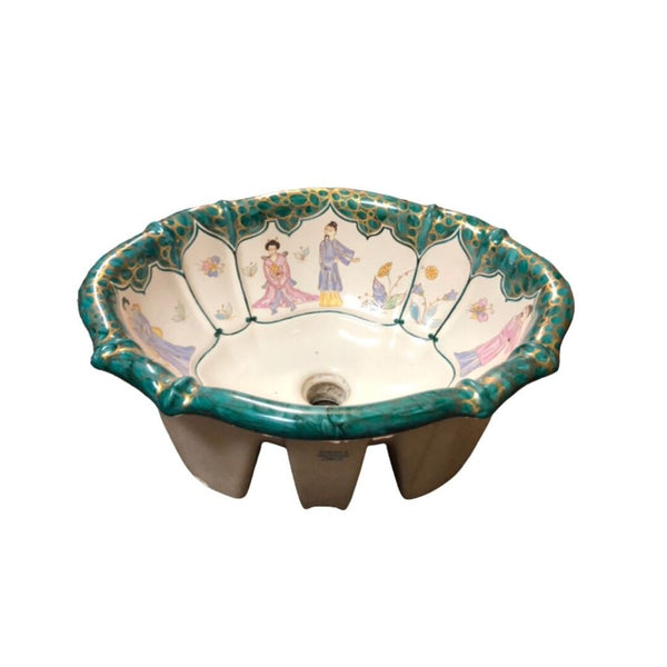 Sherle Wagner Chinoiserie Sink Bowl