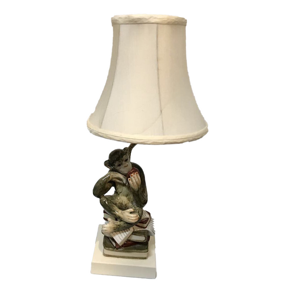 Table Lamp with Monkey