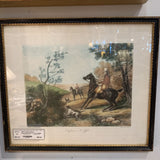 Framed French Equestrian Print C. Vernet