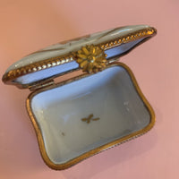Limoges Pill Box with Grasshopper