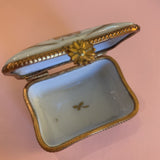Limoges Pill Box with Grasshopper