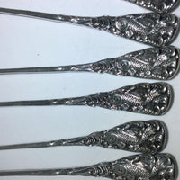Cocktail Fork Set of 12 Gorham Koi Handle