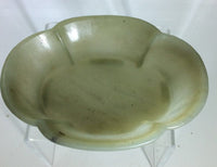 Chinese Carved Celadon Jade Lobbed Planter