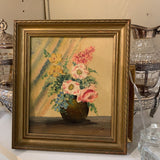Framed Painting Vase of Flowers Linelle