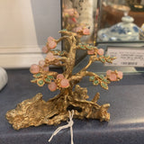 Miniature Gilt Bonsai Tree with Stones
