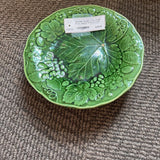 Majolica Cake Stand AS IS Chipped