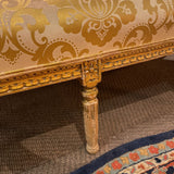 Louis XVI Style Gilt Wood Settee (19th century)