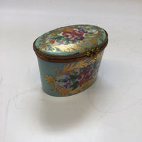 Hand Painted Floral Box Sevres AS IS