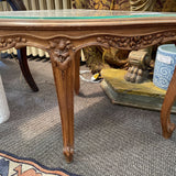 Louis XV Style Carved Wood Corner Bench/Table