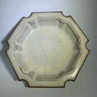 Lobbed Glazed Bowl Guan Kiln Style