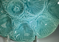 French Faience Oyster Plate