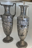 Pair of Grecian Style Handled Vases