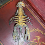 Baroque Style Lobster Sculpture with Seashells