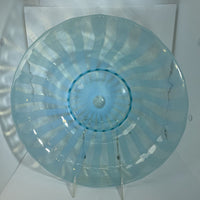 LC Tiffany Favrile Striped Blown Glass Bowl