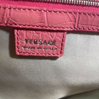 Versace Embossed Leather Handbag