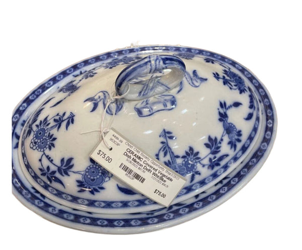 Covered Vegetable Dish Minton Delft