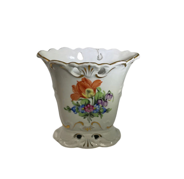 Floral Herend Vase